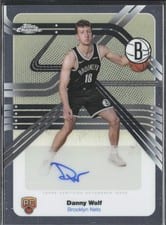 2025-26 Topps Chrome Next Stop Signatures Danny Wolf #NS-DW card