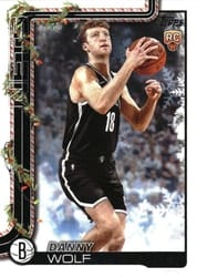 2025-26 Topps Holiday Base Set Danny Wolf #H187 card