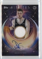 2025-26 Topps Midnight Rookie Jersey Autographs Danny Wolf #RJA-DW card