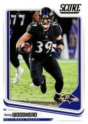2018 Score Base Set Danny Woodhead #24 card