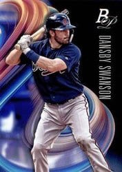 2018 Bowman Platinum Base Set Dansby Swanson #90 card