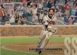2018 Stadium Club Base Set Dansby Swanson #86 card