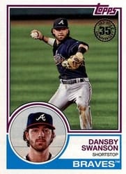 2018 Topps 1983 Topps Baseball 35th Anniversary Dansby Swanson #83-46 card