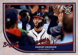 2018 Topps Big League Base Set Dansby Swanson #39 card