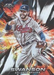 2018 Topps Fire Base Set Dansby Swanson #65 card