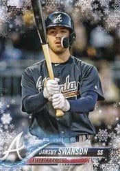 2018 Topps Holiday Base Set Dansby Swanson #HMW148 card