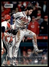 2019 Stadium Club Dansby Swanson #82 card
