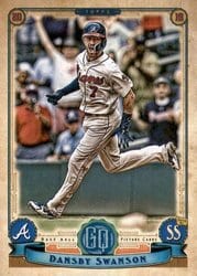 2019 Topps Gypsy Queen Base Set Dansby Swanson #208 card