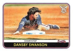2020 Topps Big League Base Set Dansby Swanson #129 card