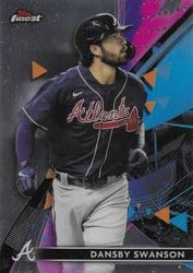 2021 Finest Base Set Dansby Swanson #119 card