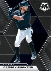 2021 Panini Mosaic Base Set Dansby Swanson #23 card