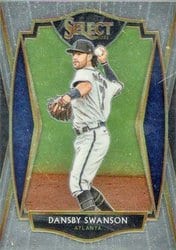2021 Panini Select Base Set Dansby Swanson #109 card