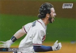 2021 Stadium Club Chrome Base Set Dansby Swanson #207 card