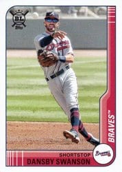 2021 Topps Big League Base Set Dansby Swanson #169 card