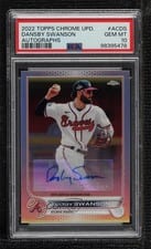 2022 Topps Chrome Update Autograph Dansby Swanson #AC-DS card