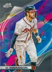 2022 Topps Cosmic Chrome Base Set Dansby Swanson #178 card
