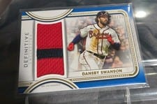 2022 Topps Definitive Collection Jumbo Relic Collection Dansby Swanson #DJR-DS card