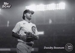 2023 Topps Black & White Base Set Dansby Swanson #26 card