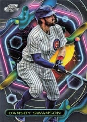 2023 Topps Cosmic Chrome Base Set Dansby Swanson #15 card