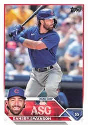 2023 Topps Update 2023 All-Star Game Dansby Swanson #ASG-38 card