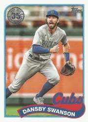 2024 Topps 1989 Topps Baseball 35th Anniversary (Series 2) Dansby Swanson #89B2-17 card