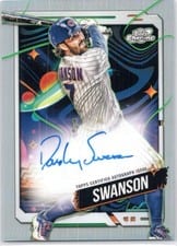 2024 Topps Cosmic Chrome Autographs Dansby Swanson #CCA-DS card