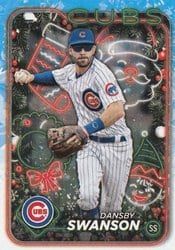 2024 Topps Holiday Base Set Dansby Swanson #H125 card