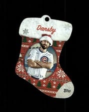 2024 Topps Holiday Stocking Die Cut Ornaments Dansby Swanson #SDC-19 card