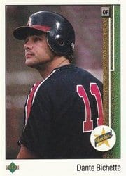 1989 Upper Deck Base Set Dante Bichette #24 card