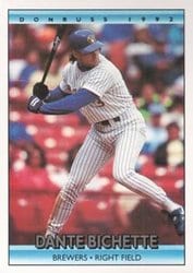 1992 Donruss Base Set Dante Bichette #347 card