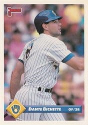 1993 Donruss Base Set Dante Bichette #45 card