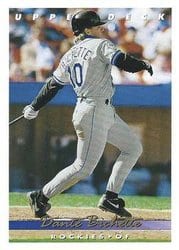 1993 Upper Deck Base Set Dante Bichette #683 card