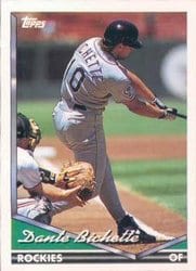 1994 Topps Base Set Dante Bichette #468 card