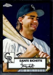 2021 Topps Chrome Platinum Anniversary Base Set Dante Bichette #597 card