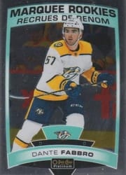 2019-20 O-Pee-Chee Platinum Base Set Dante Fabbro #183 card