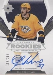 2019-20 Upper Deck Ultimate Collection Base Set Dante Fabbro #175 card