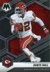 2021 Panini Mosaic Base Set Dante Hall #2 card