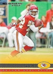 2022 Donruss Retro 2002 Dante Hall #19 card