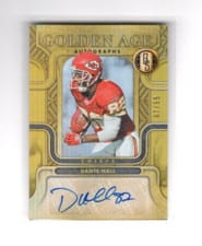 2022 Panini Gold Standard Golden Age Autographs Dante Hall #GAA-DHA card
