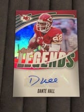 2025 Panini Absolute Absolute Legends Signatures Dante Hall #ALS-DHL card