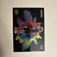 2025 Panini Prizm Draft Picks Black Color Blast Dante Moore #9 card