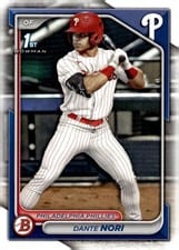 2024 Bowman Draft Base Set Dante Nori #BD-16 card