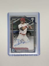 2024 Bowman Draft Chrome Prospect Autographs Dante Nori #CPA-DN card