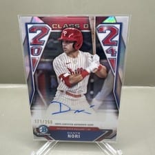 2024 Bowman Draft Class of 2024 Autographs Dante Nori #C24-DN card