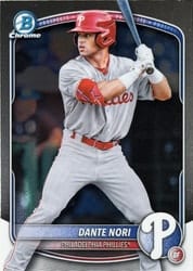 2025 Bowman Draft Chrome Dante Nori #BDC-33 card