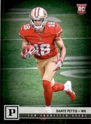 2018 Panini Base Set Dante Pettis #361 card