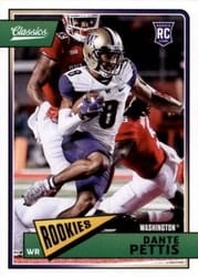 2018 Panini Classics Base Set Dante Pettis #261 card