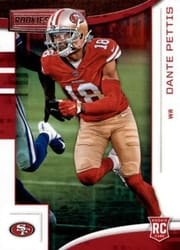 2018 Panini Rookies & Stars Base Set Dante Pettis #118 card