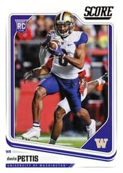2018 Score Base Set Dante Pettis #392 card