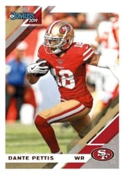2019 Donruss Base Set Dante Pettis #225 card